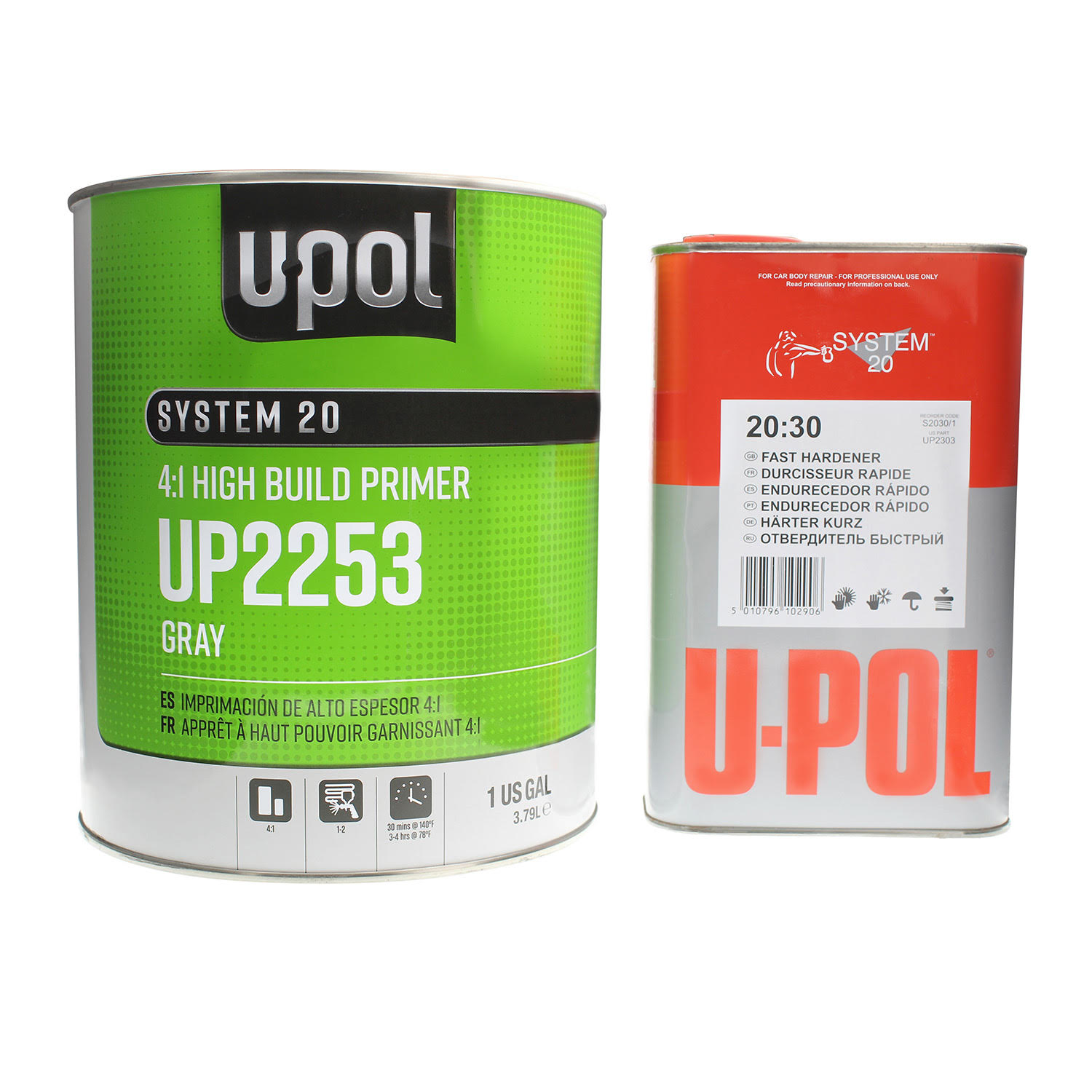(1) UPol 2253 Urthane Primer Filler 1 Gal & (1) UPol 2303 Fast Hardener 1L Kit eBay